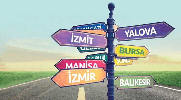 Otoyolun parlattığı araziler