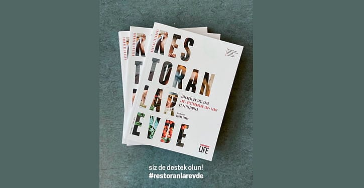 'Restoranlar evde' dergi-kitabıyla yeme-içme sektörüne destek
