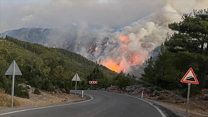 Yangından etkilenen yerler afet bölgesi ilan edildi