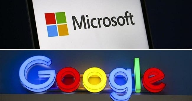 Microsoft ve Alphabet'in net kârlarında düşüş