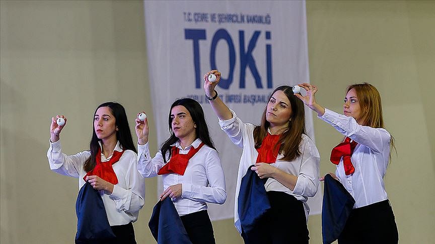 100 Bin Yeni Sosyal Konut Projesi'nde ilk kura çekildi!