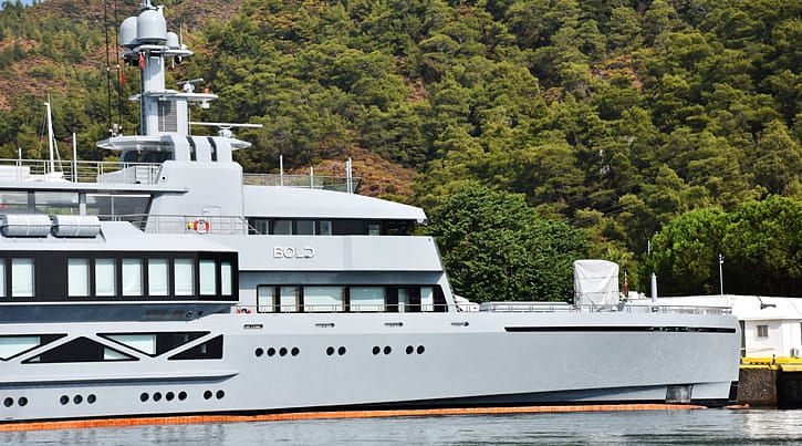 Süper yat Marmaris'e demirledi: Haftalık kirası bir servet-4