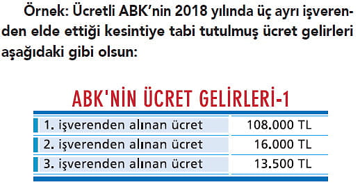 Birden çok işverenden kazanılan ücretler beyana tabi mi?-2
