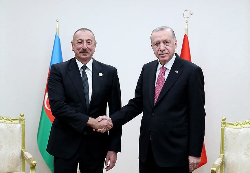 Cumhurbaşkanı Erdoğan, Özbekistan, Türkmenistan ve Azerbaycan cumhurbaşkanlarıyla görüştü-2