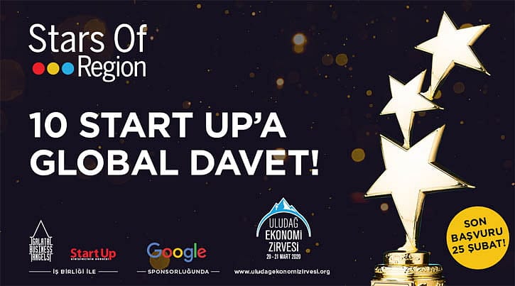 Stars of Region/Start Up Yarışması'nda geri sayım başladı: Son başvuru 25 Şubat'ta