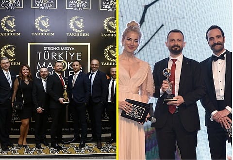 Muhteşem törenle ödüller verildi