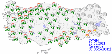 İstanbul için kuvvetli sağanak ve kar yağışı uyarısı-1