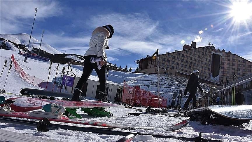 Görüntüler tepki çekmişti: Kayak otelleri için Kovid-19 genelgesi