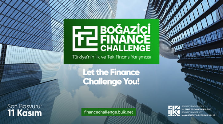 Boğaziçi Finance Challenge başlıyor