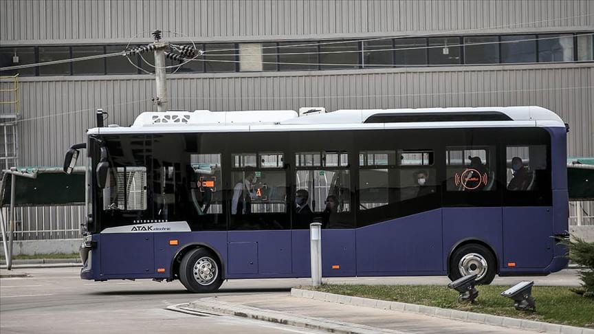 Seri üretim sürücüsüz otobüs Otonom Atak Electric yollara çıkıyor