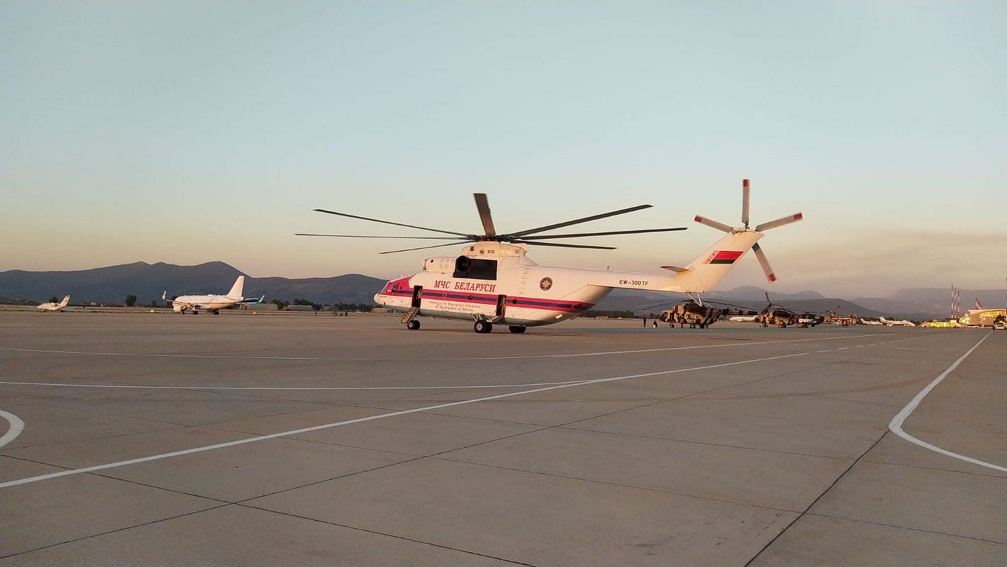 YK Enerji Milas'taki orman yangınlarına karşı helikopter kiraladı-0