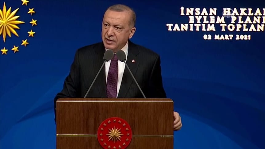 Cumhurbaşkanı Erdoğan, İnsan Hakları Eylem Planı'nı açıkladı