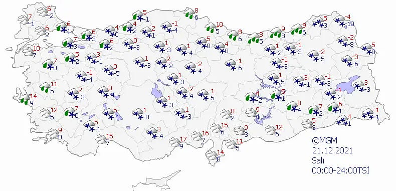Marmara Bölgesi'nde sıcaklıklar 6-8 derece düşüyor-1