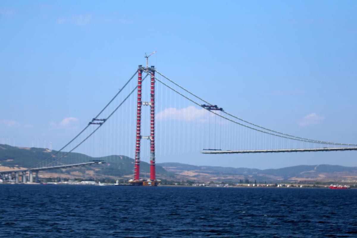 Dünyanın en uzun orta açıklıklı köprüsü olacak: 1915 Çanakkale Köprüsü'nde son durum