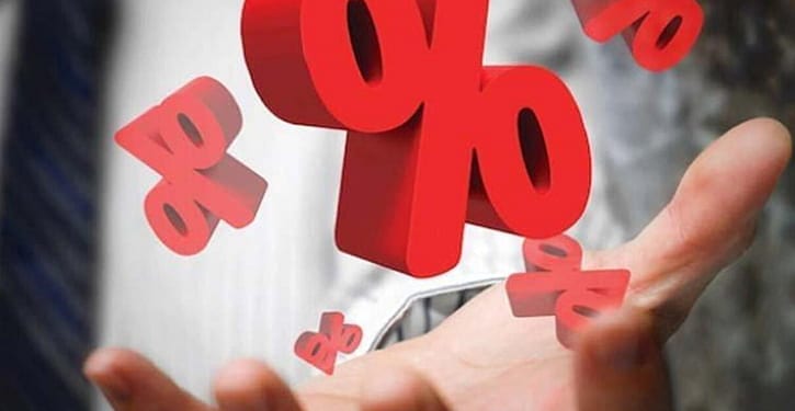 Faiz yüzde 14,84’e kadar yükseldi