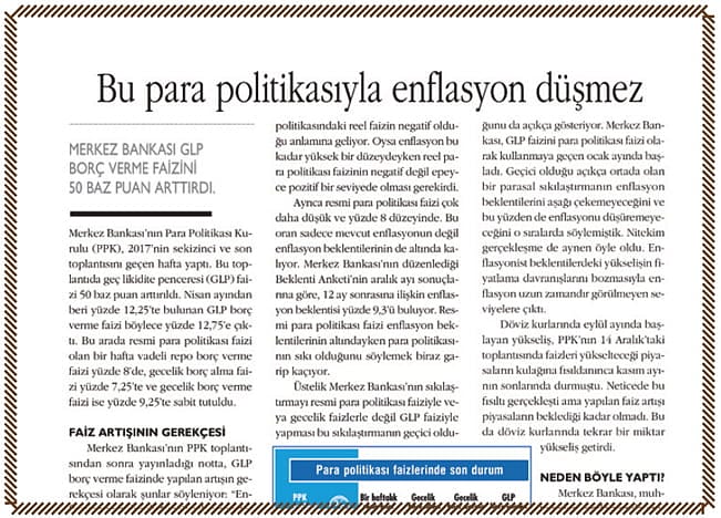 Geç gelen müdahale enflasyonu düşürür mü?-1