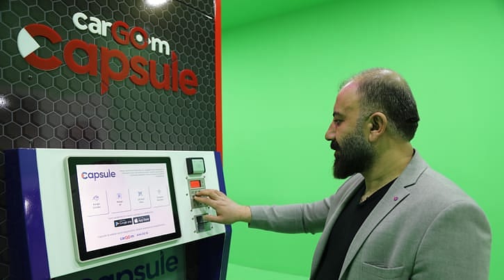 Genç girişimciden insansız kargo istasyonu