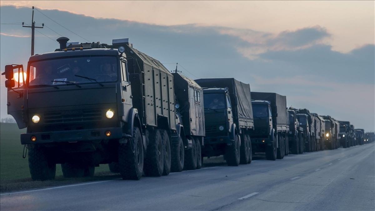 AA duyurdu: Rus konvoyu Donbas yönünde görüldü