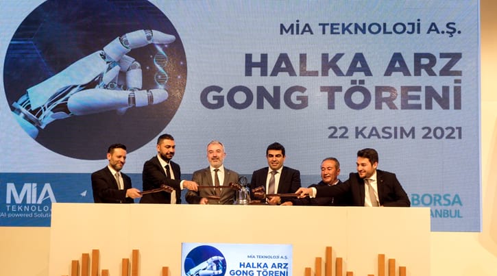 Borsa İstanbul’da gong MİA Teknoloji için çaldı