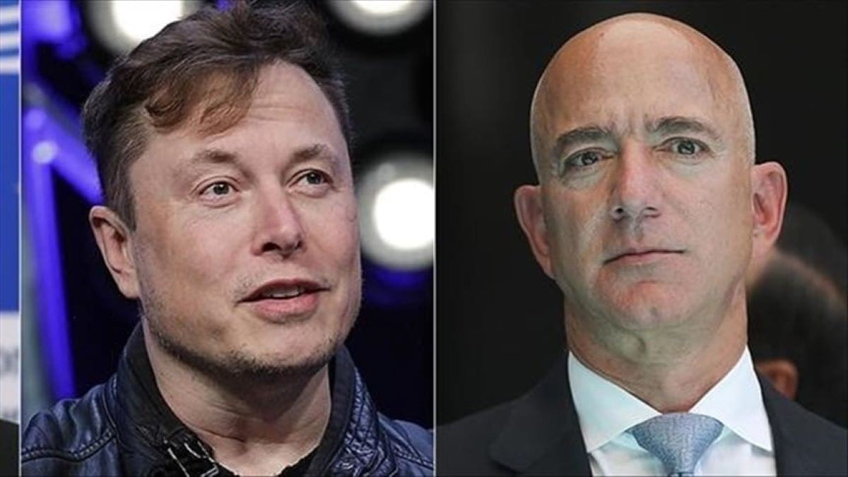 Dünyanın en zengin 2 insanının rekabeti: Musk'tan Bezos'a gönderme