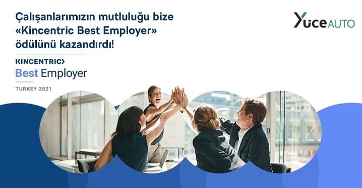 Yüce Auto ikinci kez 'en iyi iş yeri' unvanıyla taçlandı