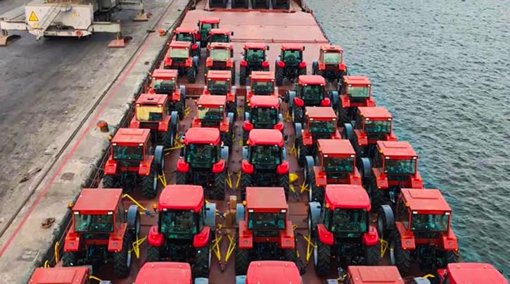 TÜMOSAN'dan Gine'ye 50 traktör ihracı