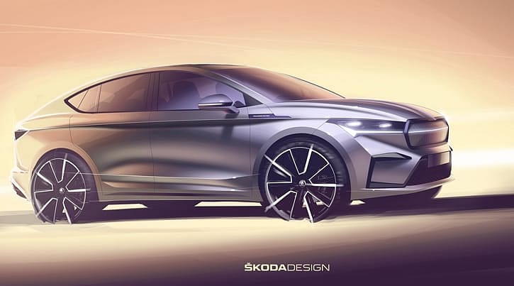 Skoda, Enyaq Coupe IV tasarım eskizlerini paylaştı 