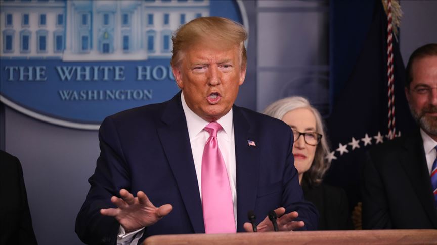 Trump'ın basın toplantısına 'koronavirüste 2. dalga ihtimali' damga vurdu