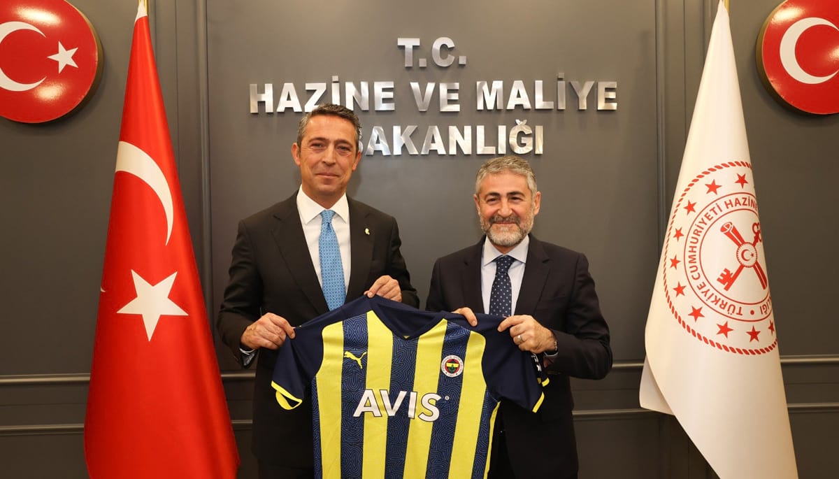 Fenerbahçe Başkanı Koç, Bakan Nebati'yi ziyaret etti