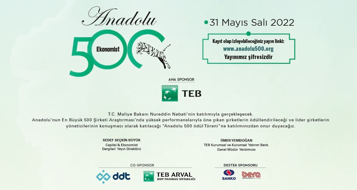 Anadolu 500 Ödül Töreni