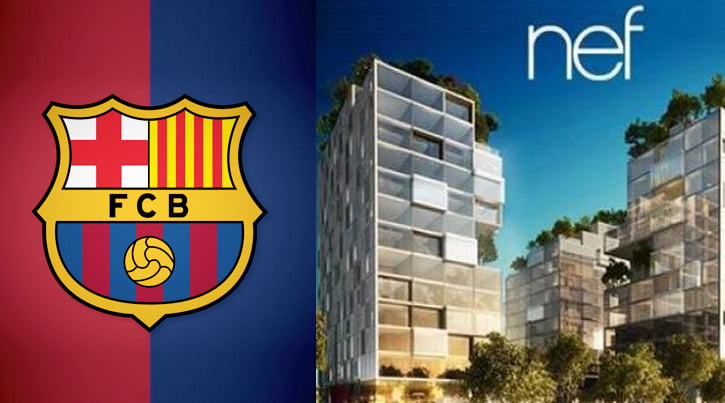 Nef, Barcelona sponsor oldu