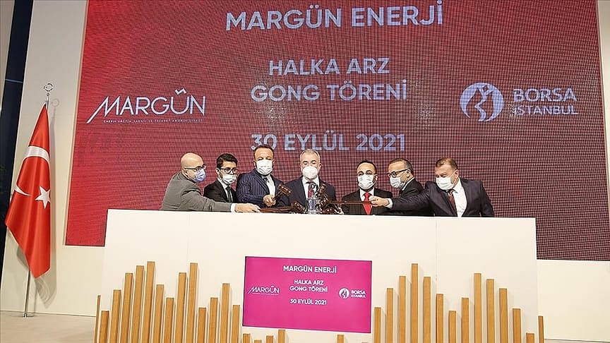 Margün Enerji borsada işlem görmeye başladı