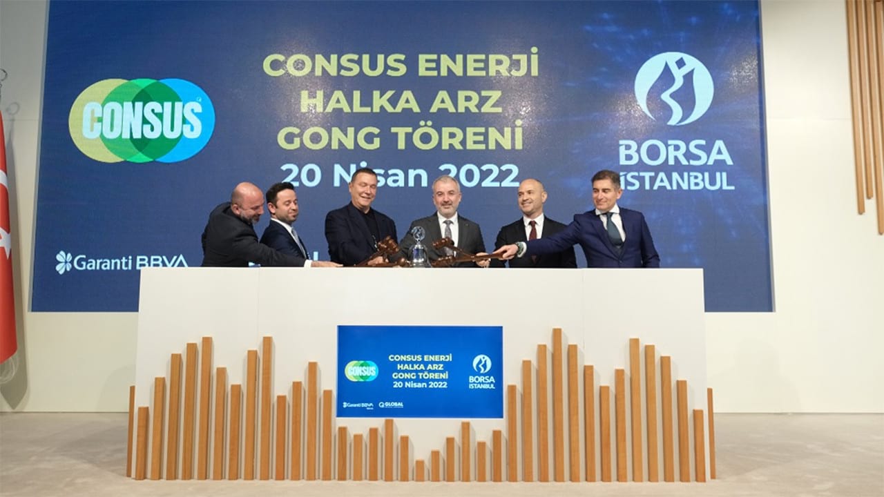 Borsa İstanbul’da gong Consus Enerji için çaldı