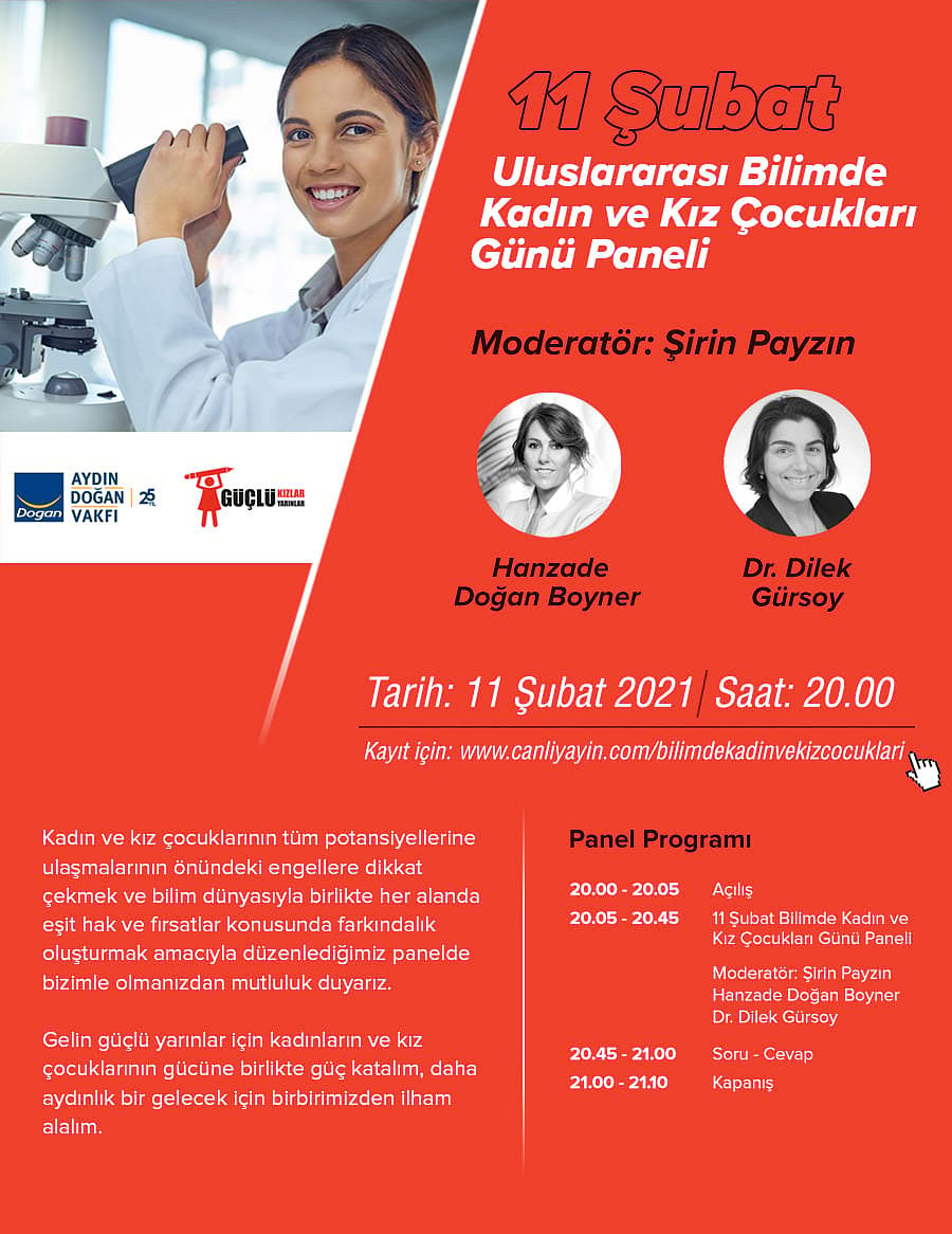 11 Şubat Uluslararası Bilimde Kadın ve Kız Çocukları Günü'ne özel panel-0