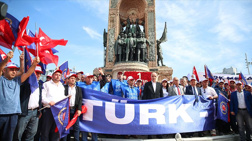 Türk-İş yönetimi 1 Mayıs'ta Taksim Meydanı'nda olacak
