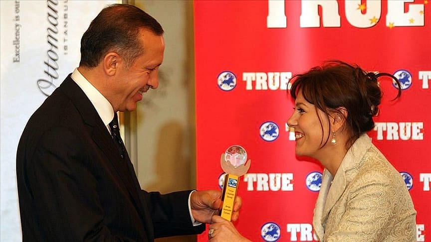 Nasdaq borsasında kote olarak bir ilke imza atan Hepsiburada'nın Yönetim Kurulu Başkanı ve Kurucusu Hanzade Doğan'dan Cumhurbaşkanı Erdoğan’a ziyaret-1