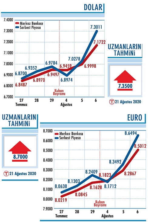 Dolar 7,25 üzerini gördü-0