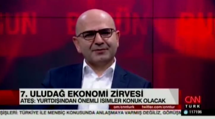 Rauf Ateş CNN Türk TV'de Uludağ Ekonomi Zirvesi'ni anlatıyor