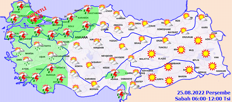 Meteoroloji'den Marmara ve 5 il için sağanak yağış uyarısı-0