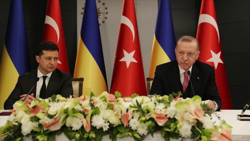 Cumhurbaşkanı Erdoğan, Ukrayna Devlet Başkanı Zelenskiy ile görüştü