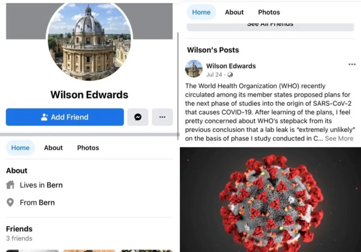 'Biyolog Wilson Edwards' aslında kim? Facebook'tan Çin'e suçlama