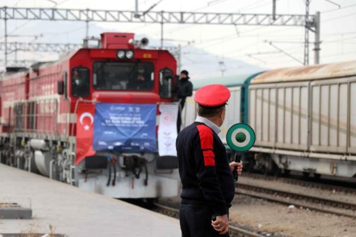 Türkiye- Rusya 'ilk ihracat blok treni' hedefe ulaştı