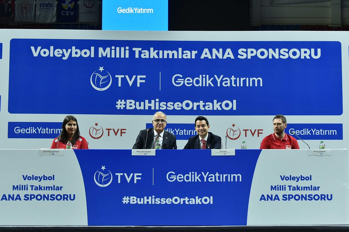 Gedik Yatırım, Voleybol Milli Takımları ana sponsoru oldu