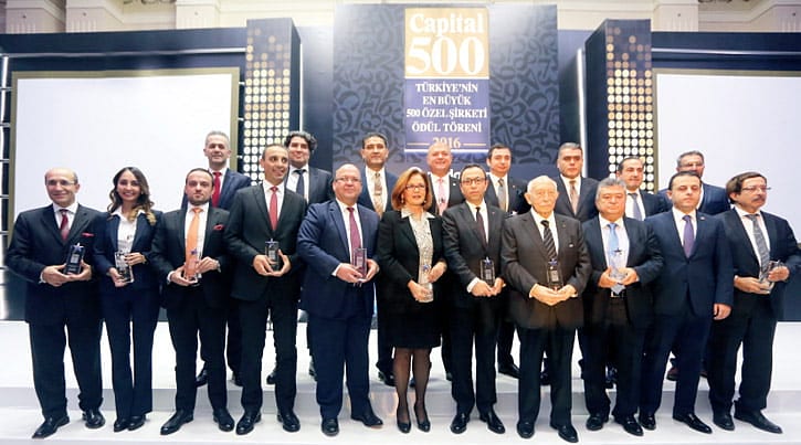 Capital500'ün liderleri ödüllendirildi