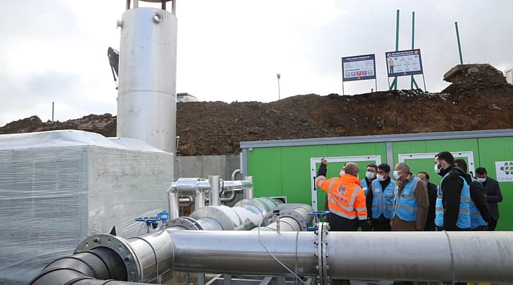 Ordu'da çöpten elektrik üretimine başlandı