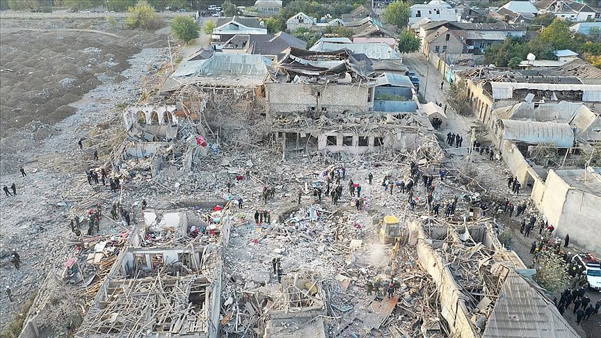 Ermenistan'dan Gence ve Mingeçevir'e füze saldırısı: 12 sivil hayatını kaybetti