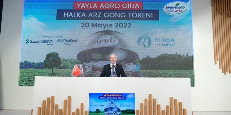 Borsa İstanbul’da gong Yayla Agro için çaldı
