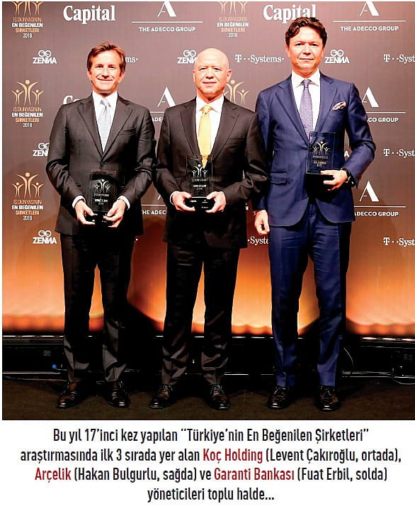 En Beğenilen Şirketler ödüllerini aldı-0