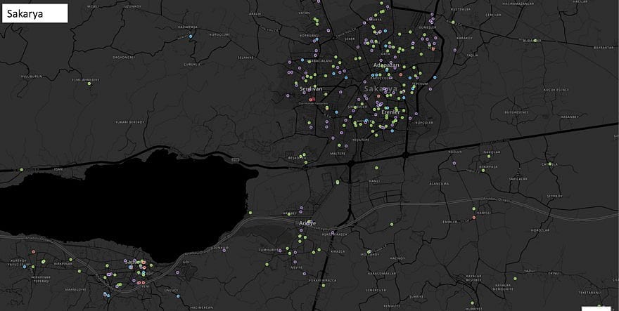 İllere göre Türkiye koronavirüs yoğunluk haritası-5