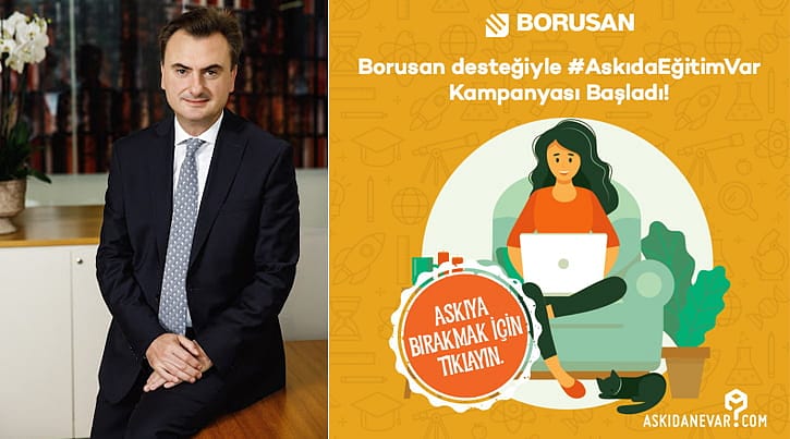 Borusan'dan #AskıdaEğitimVar! projesi